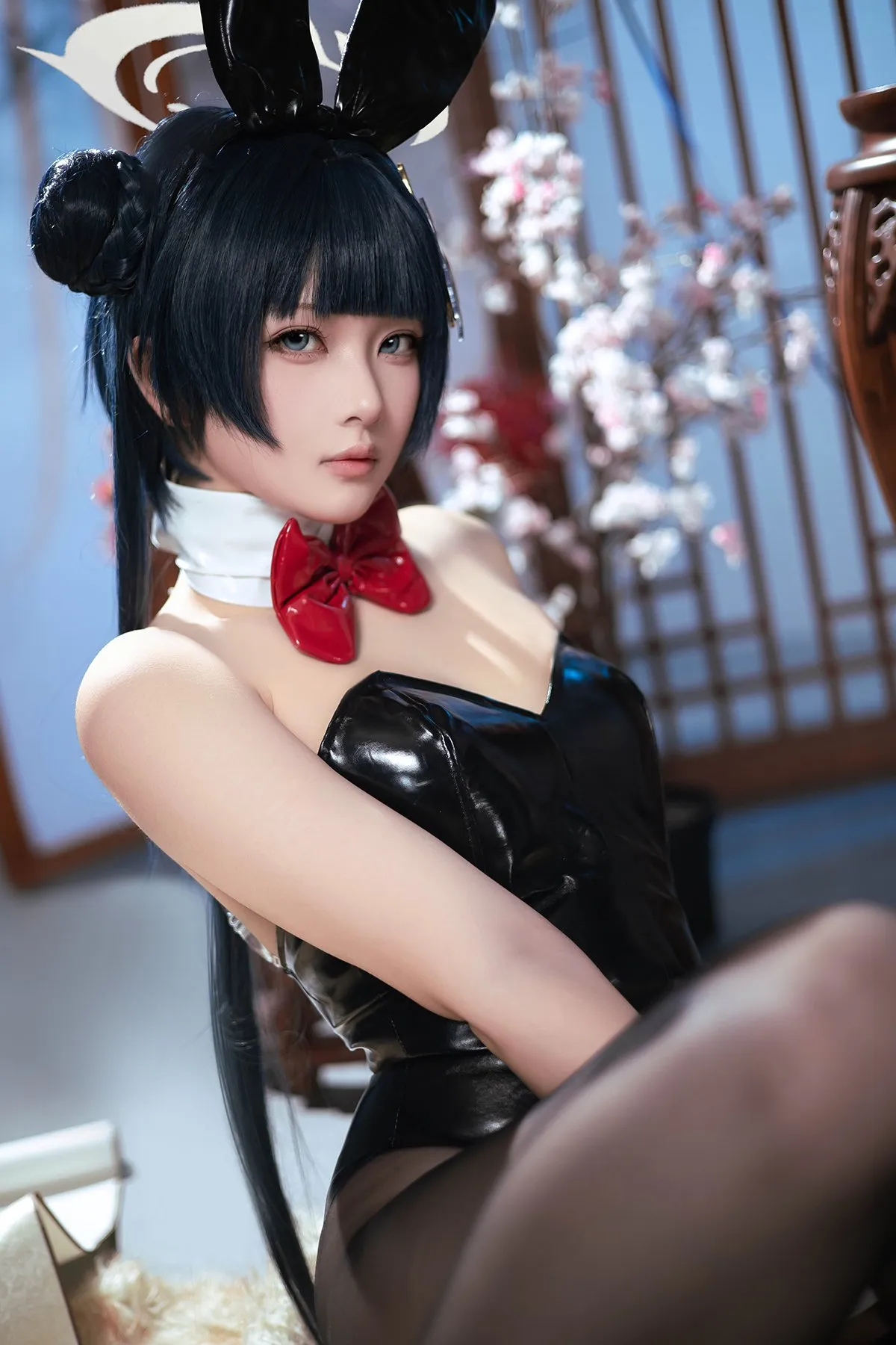 Coser@屿鱼 – 蔚蓝档案 龙华妃咲 兔女郎-图集佬