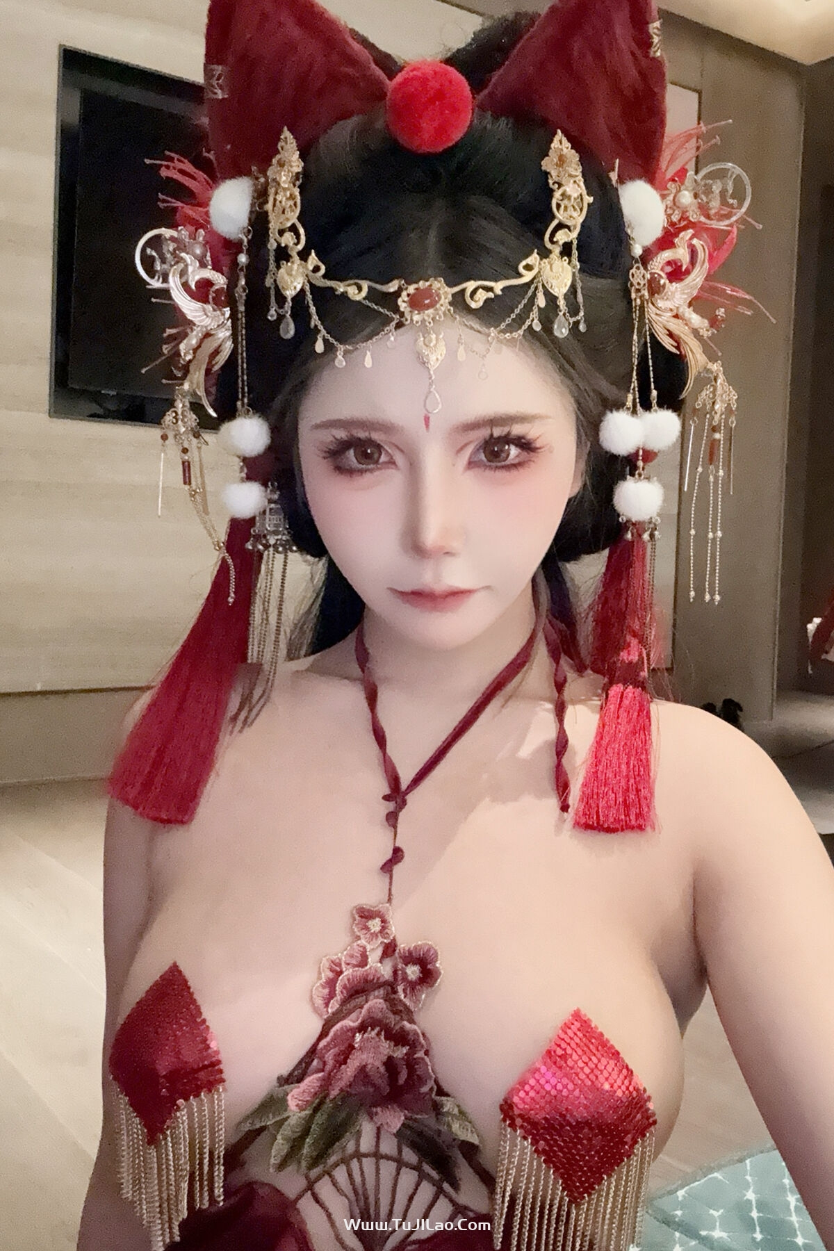Coser@抱走莫子aa – 红色小尾巴 Part1-图集佬