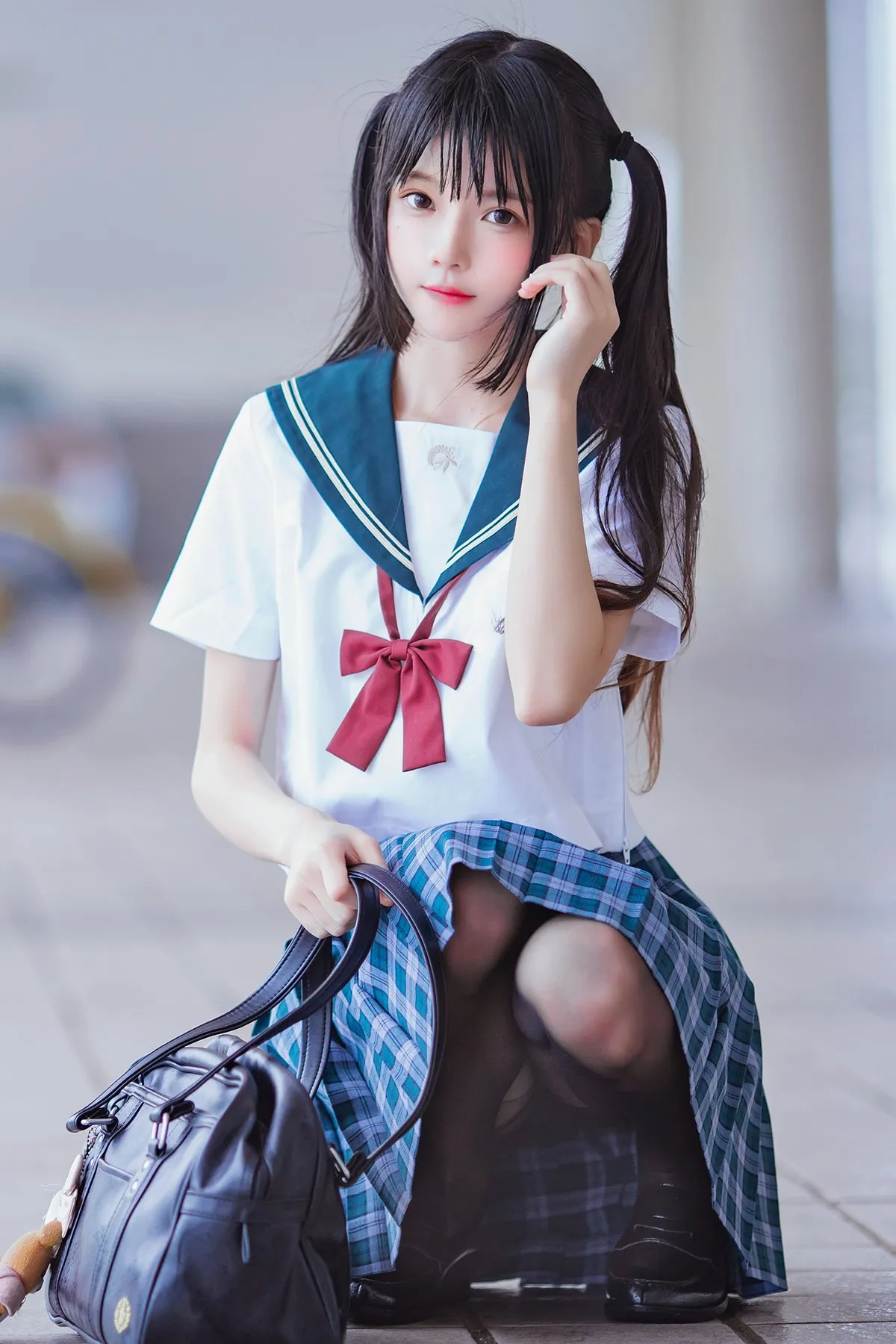 Coser@桜桃喵 – 雨恋-图集佬