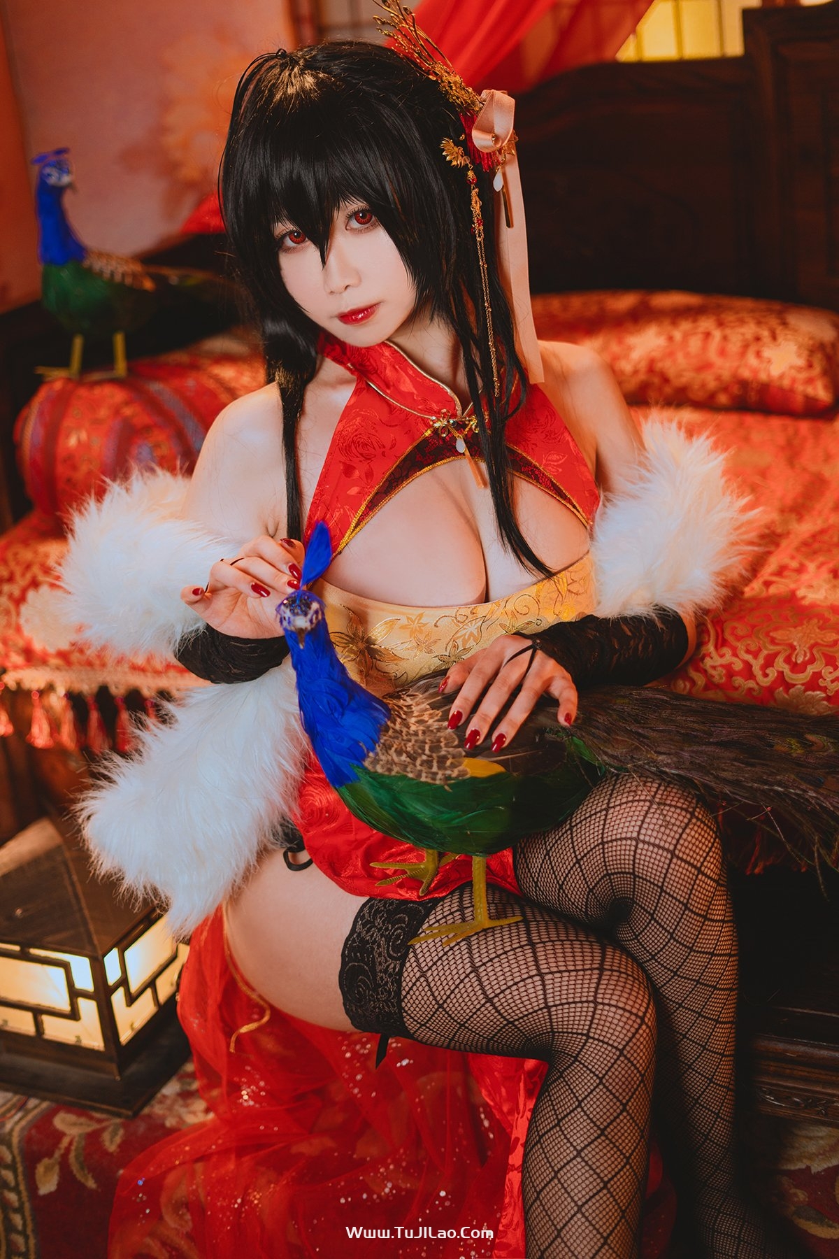 Coser@贞子蜜桃 – 大凤旗袍-图集佬