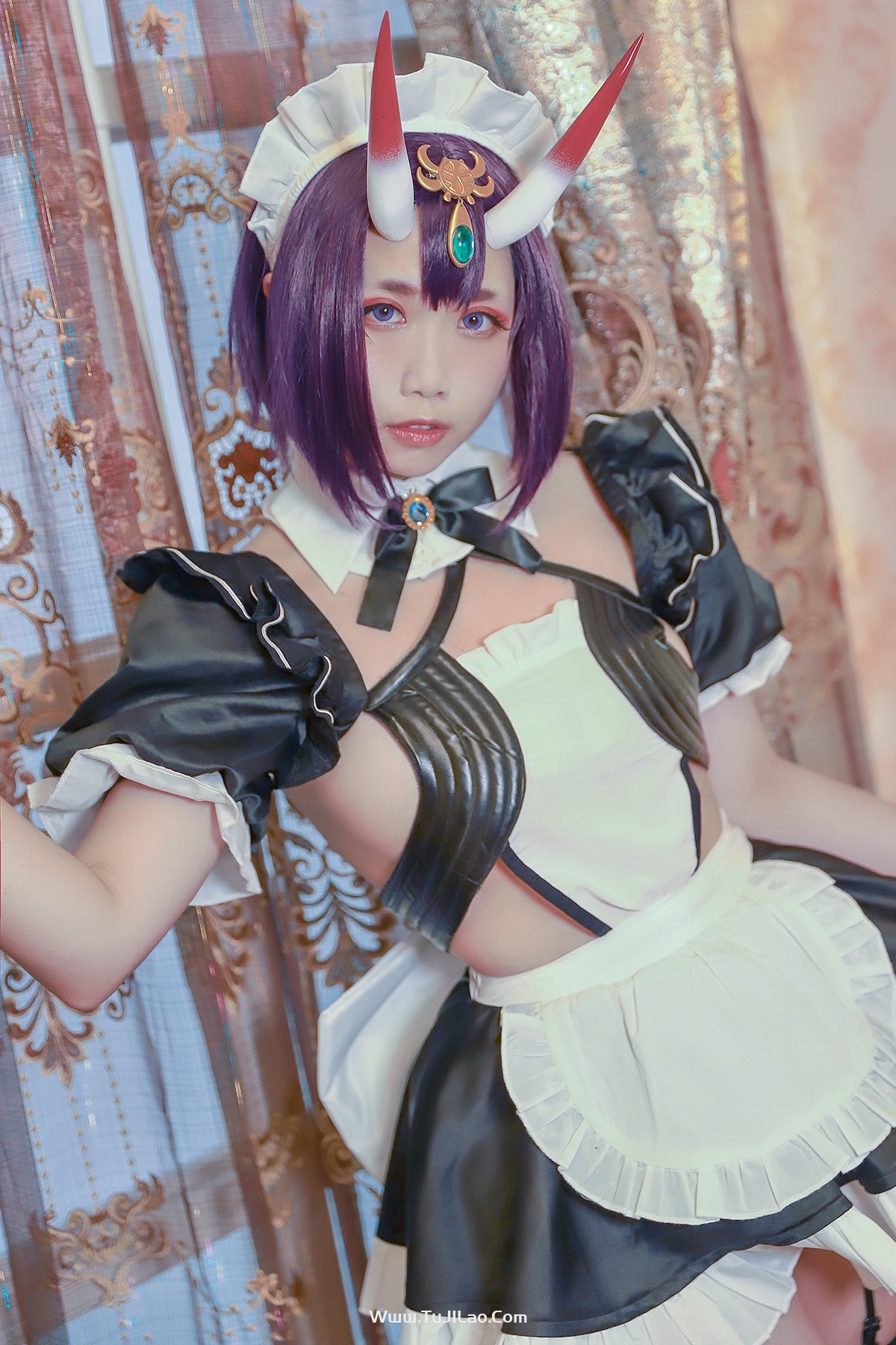 Coser@贞子蜜桃 – 酒吞童子 女仆-图集佬